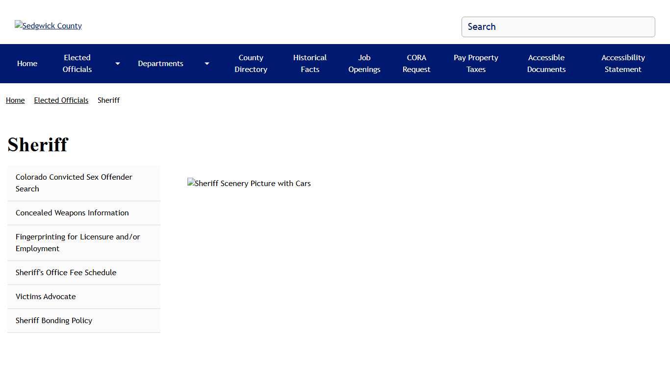 Sheriff Sedgwick County